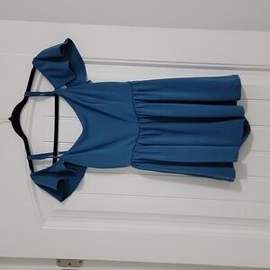 Urban outfitters flutter sleeve romper Sz S NWT